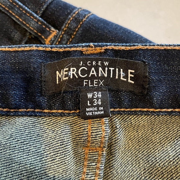 J Crew Mercantile Slim Flex Jeans 34x34 - Picture 2 of 2